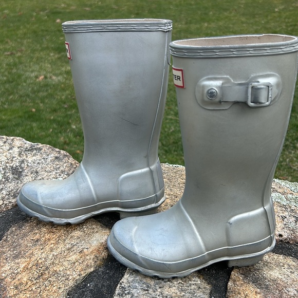 Hunter rain boots silver - Picture 2 of 15